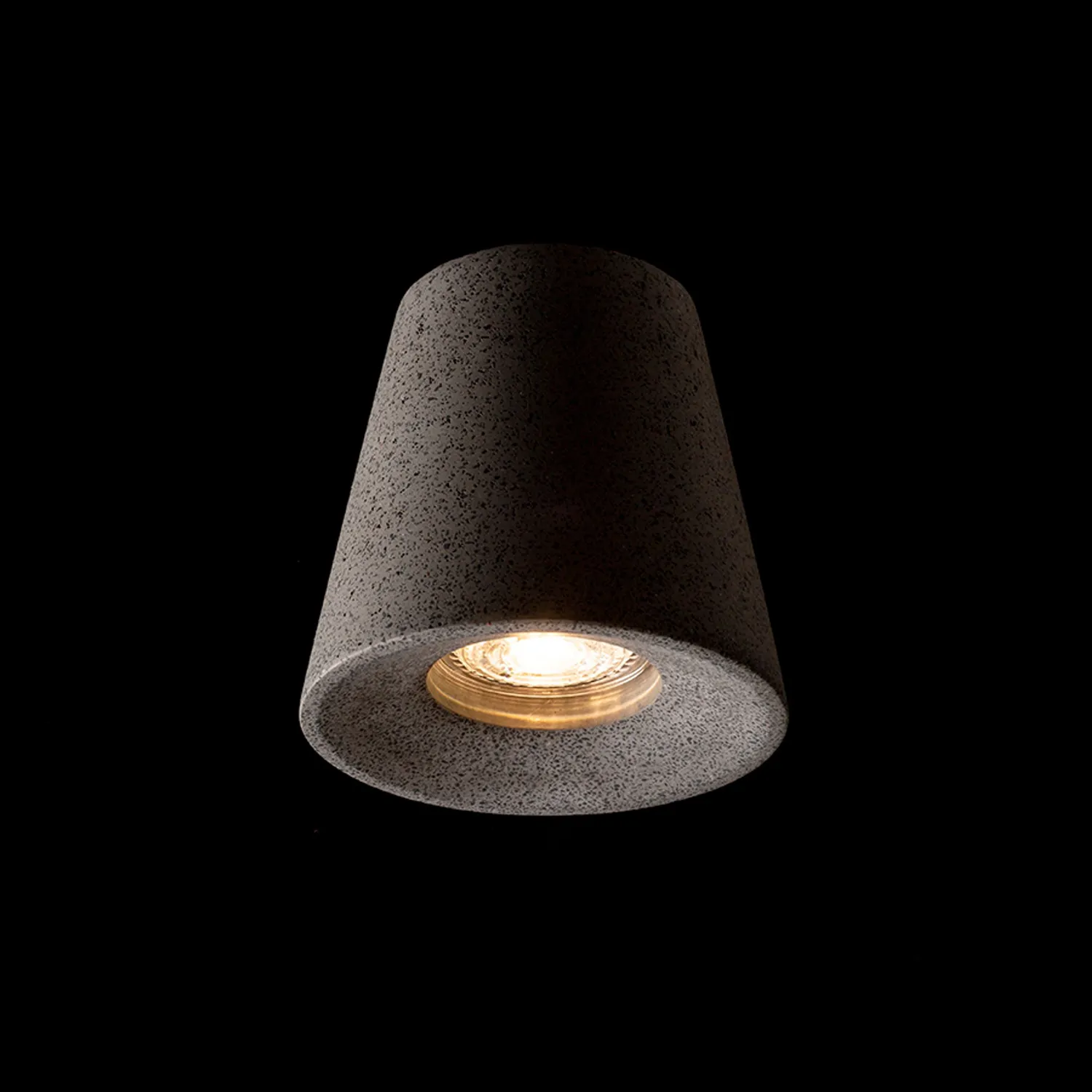 Rendl Light Studio Volca plafoniera beton granit inchis GU10