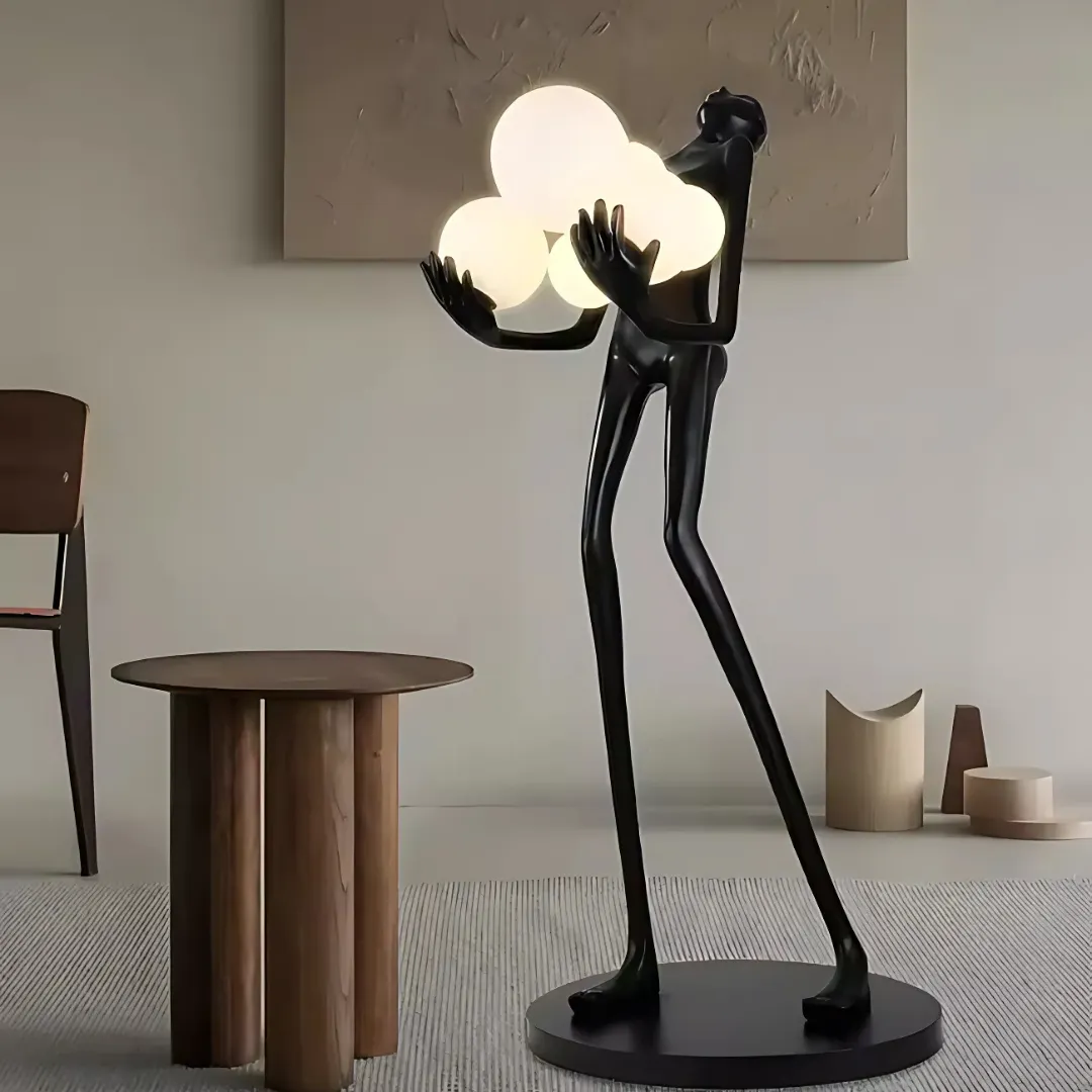 Alessandro Design Eleganza lampadar 6x G9 negru living