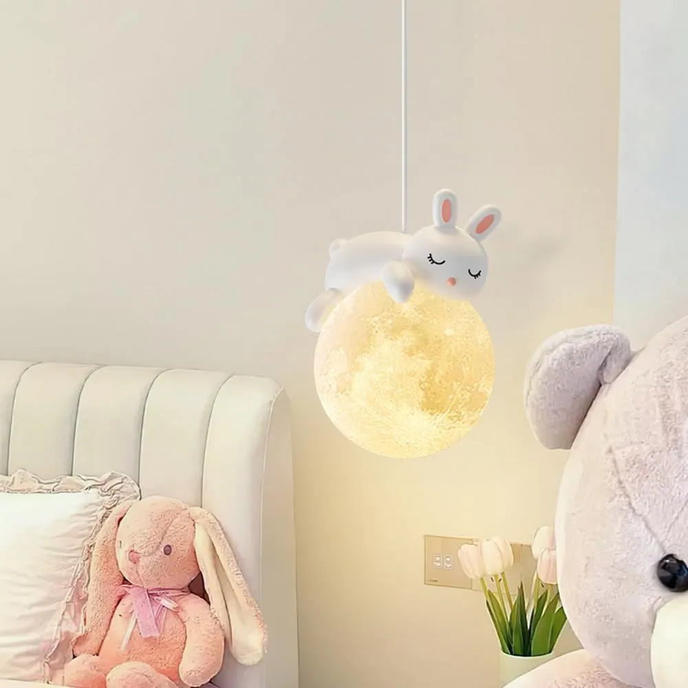 Alessandro Design Bunny 1xE27 lustra copii alba