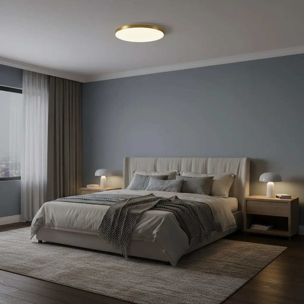 Alessandro Design Solis 37cm Plafoniera LED 33W Aurie Rece
