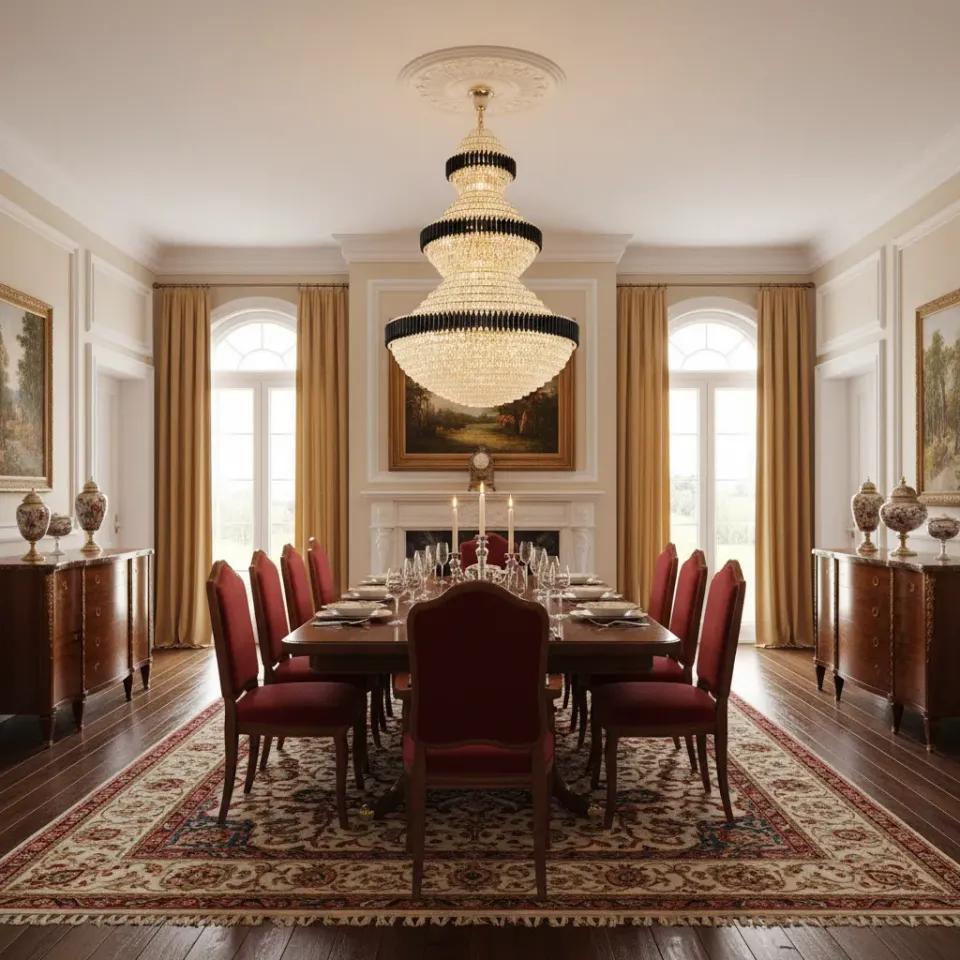Alessandro Design Tour Regalis 80cm candelabru negru-auriu