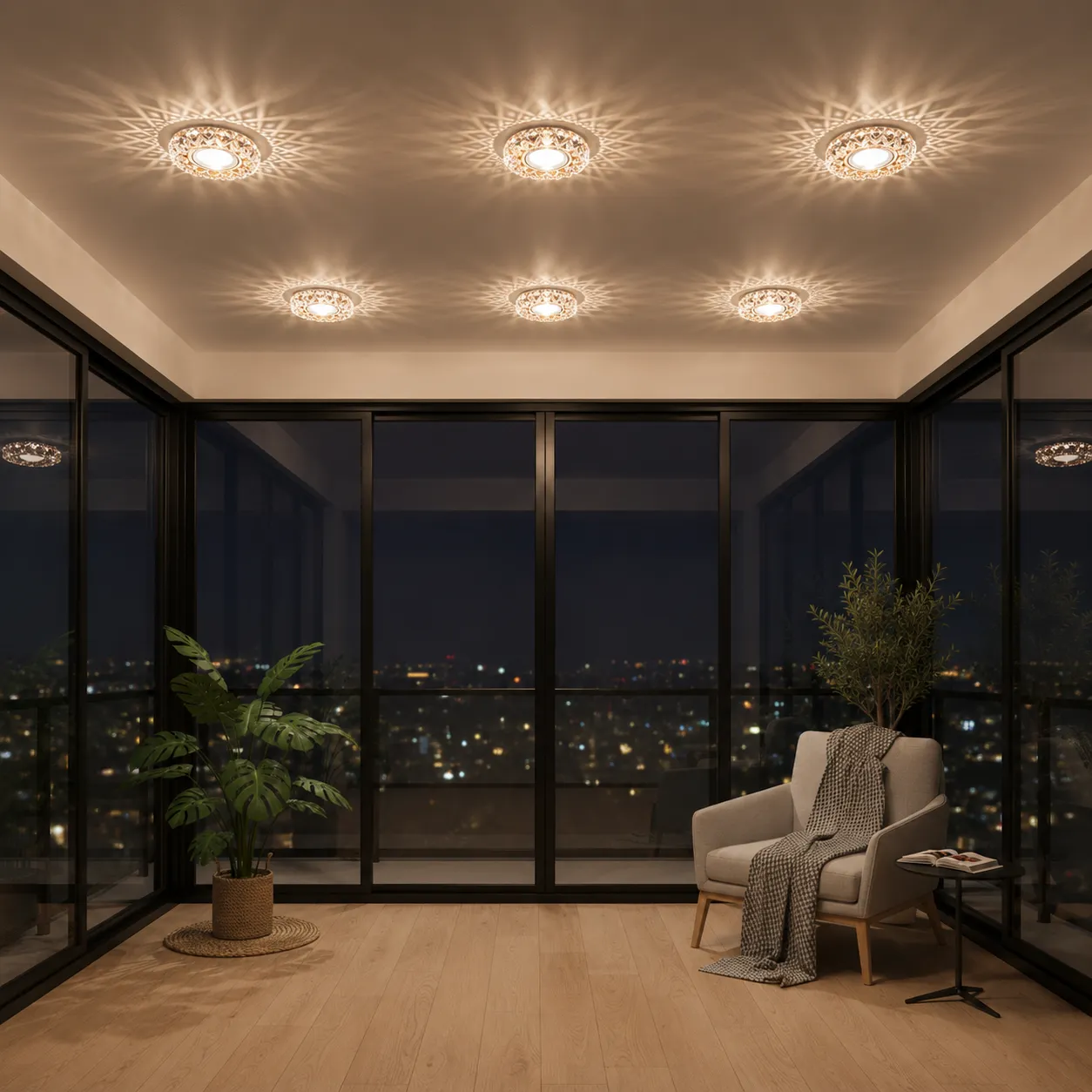 Alessandro Design Orbita 5W spot LED bronz antic rotund