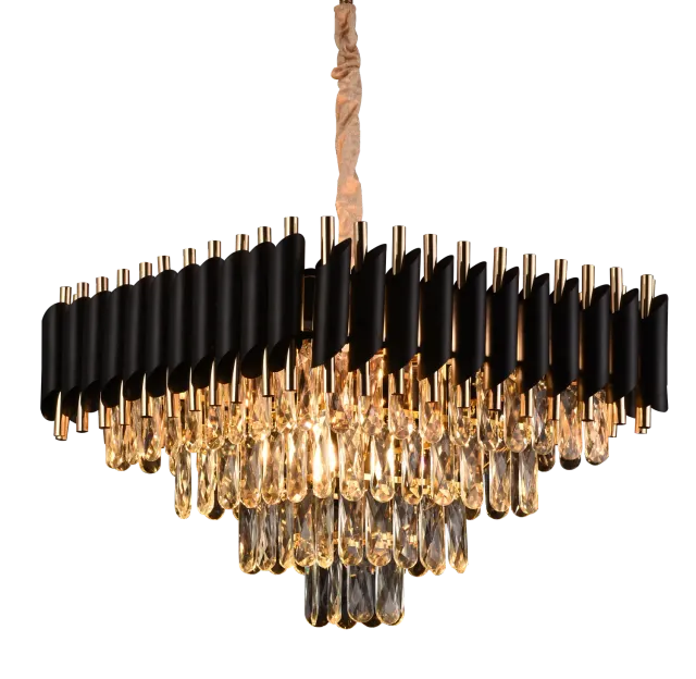 Alessandro Design Versailles Nobile candelabru cristal auriu 5xE14