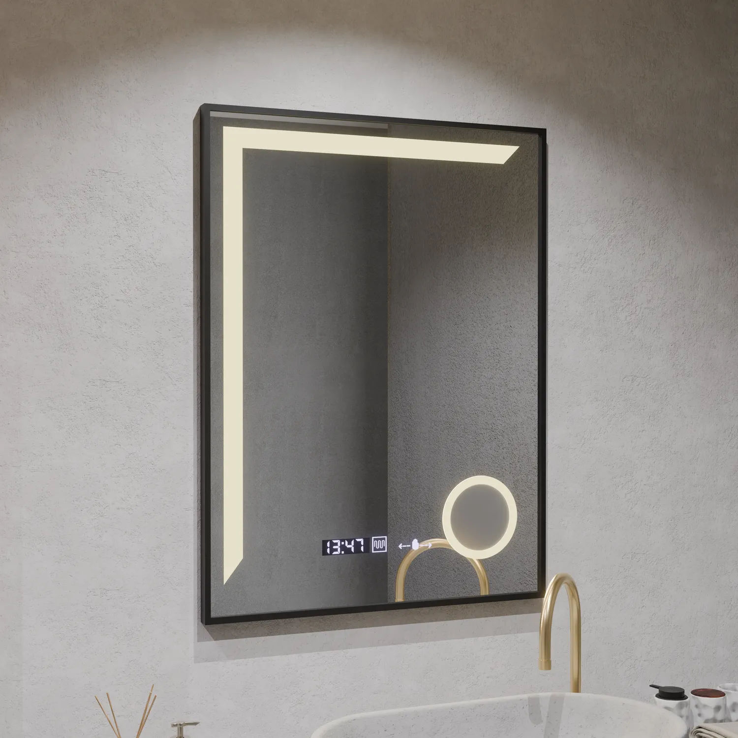 Alessandro Design Francesca 60x80 oglinda LED baie dezaburire