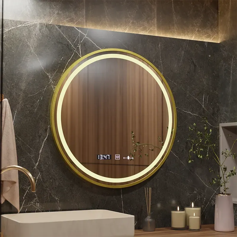 Alessandro Design Celeste Royale Marcello oglinda LED 70cm aurie