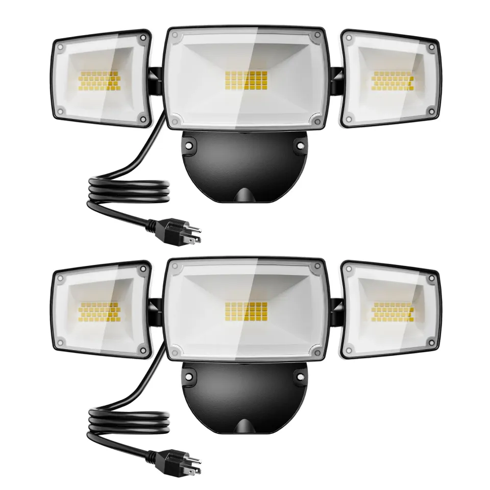 Ustellar lampă securitate LED 55W 5500lm 2 buc cu priză
