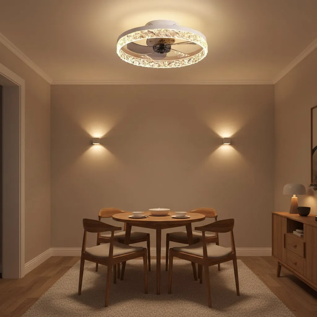 Alessandro Design Veya lustra LED alba 50cm 38W