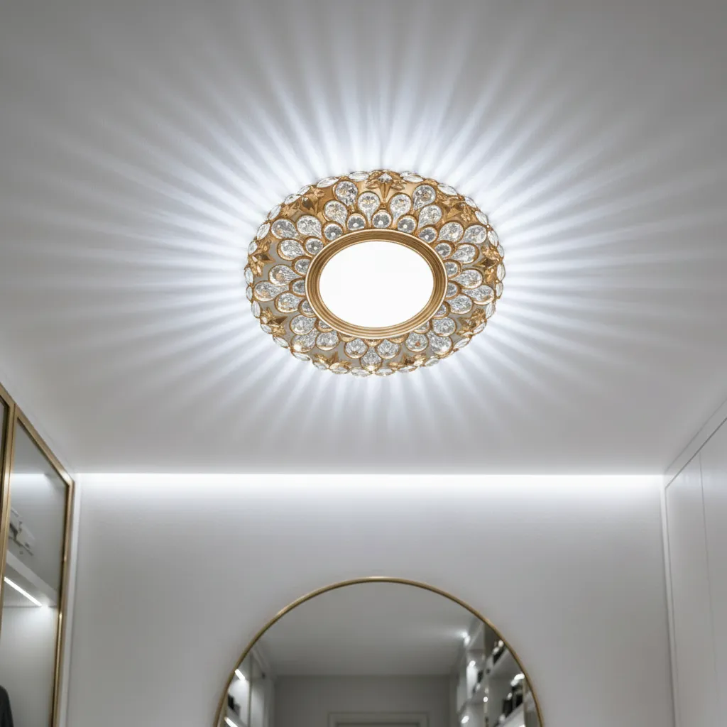 Alessandro Design Orbita spot LED rotund 5W bronz antic