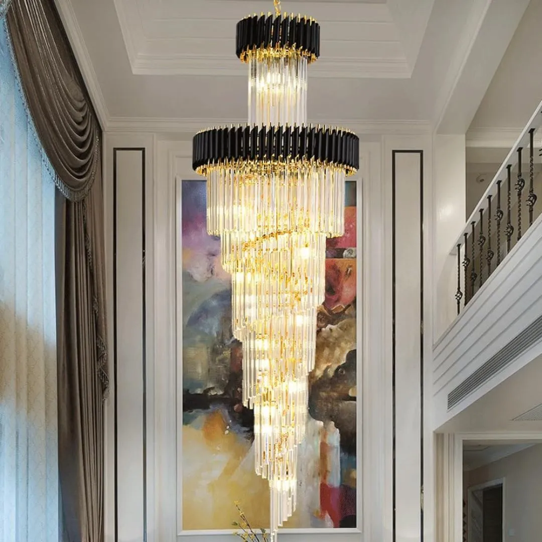 Alessandro Design CC900 candelabru cristal 70cm auriu