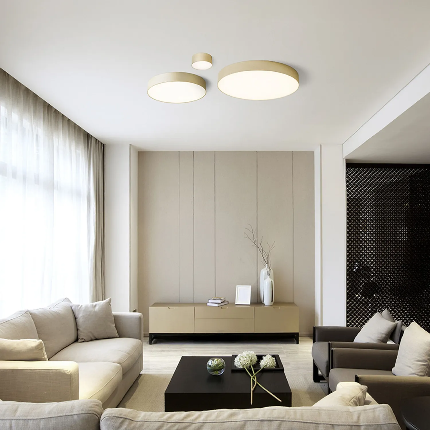 Rendl Larisa R 12 plafoniera LED alba minimalista