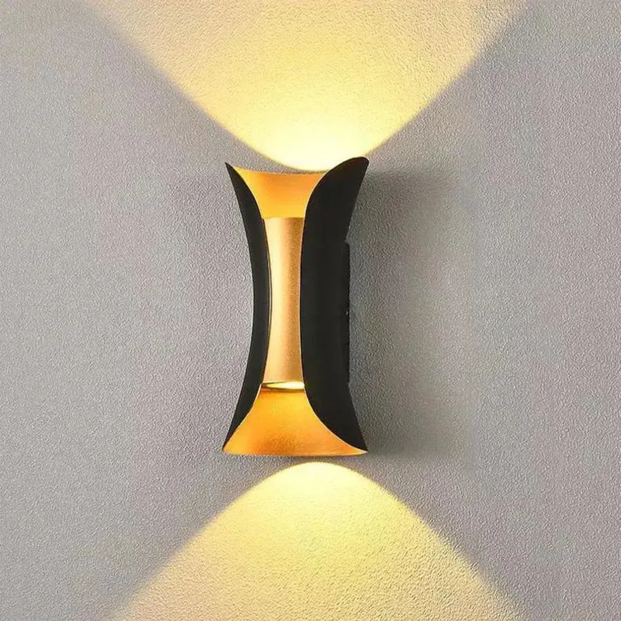 Alessandro Design Pauline aplica LED exterior 10W negru-auriu