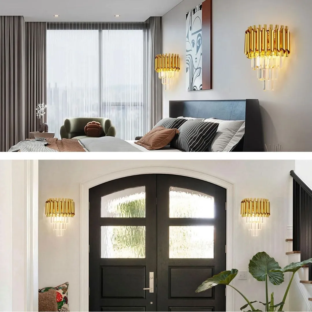 Alessandro Design Versailles Piccolo aplica cristal aurie 2xE14