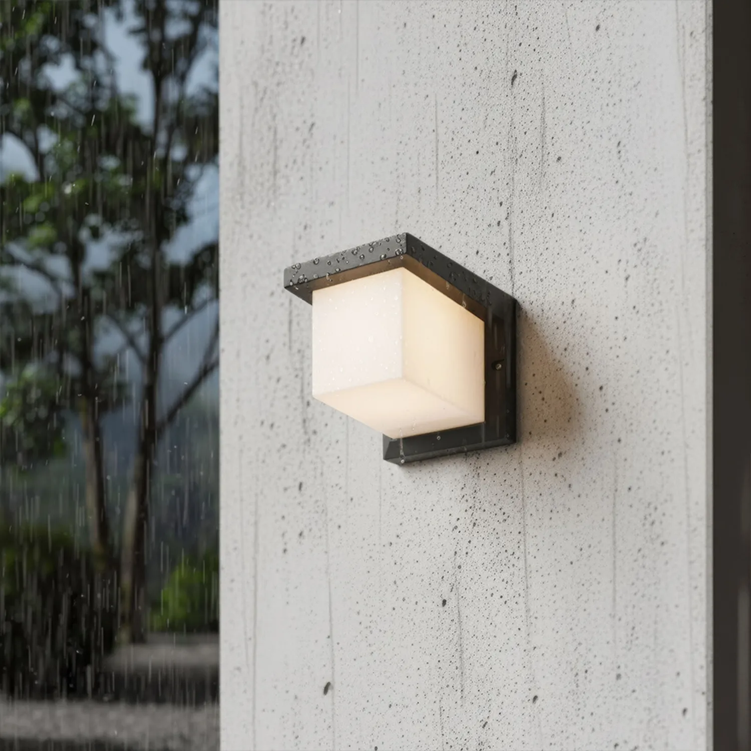 Rendl Light Studio Hide SQ aplica exterior antracit E27