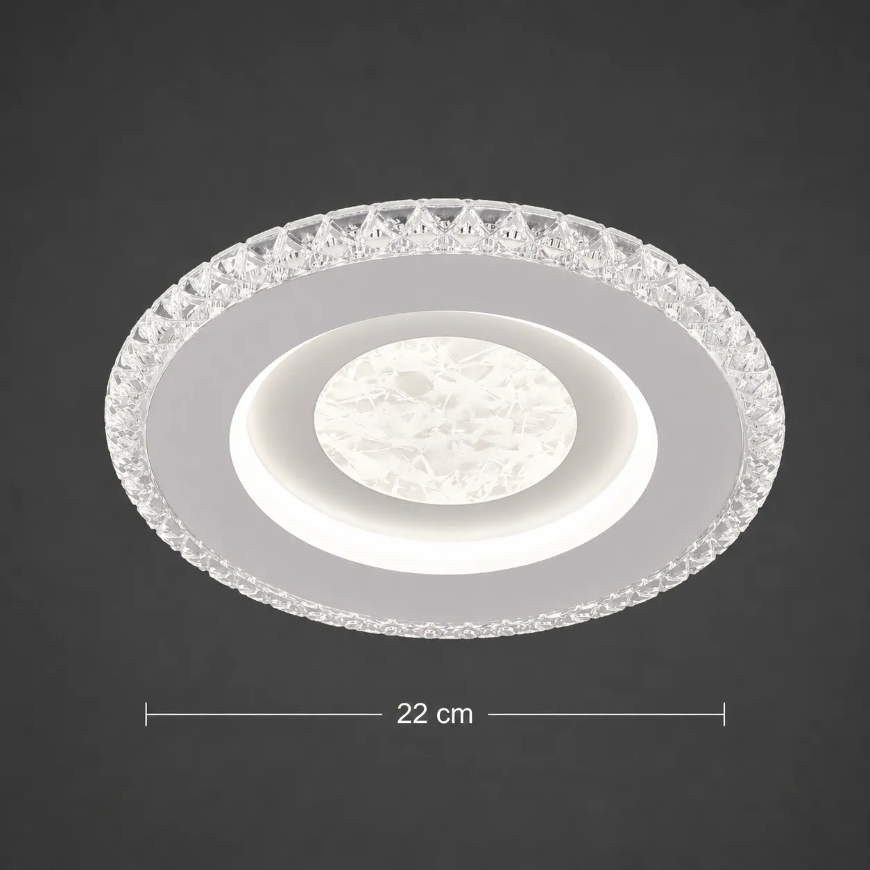 Alessandro Design Alaja lustră LED albă 22cm 33W