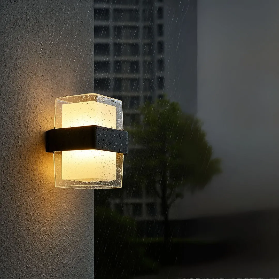 Alessandro Design Amira aplica exterior LED 8W negru calda