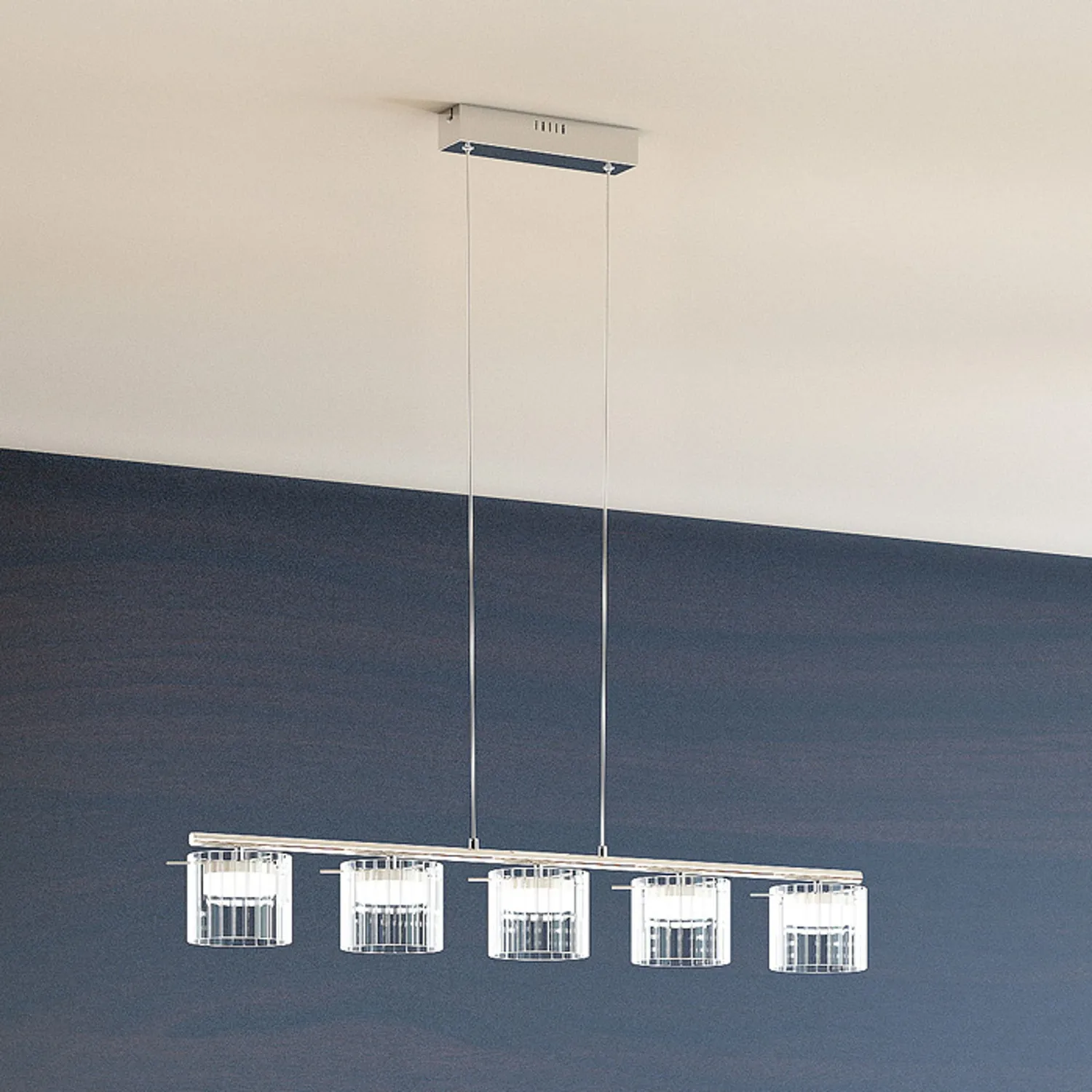 Rendl Light Studio Estra V pendul LED alb 5 reflectoare