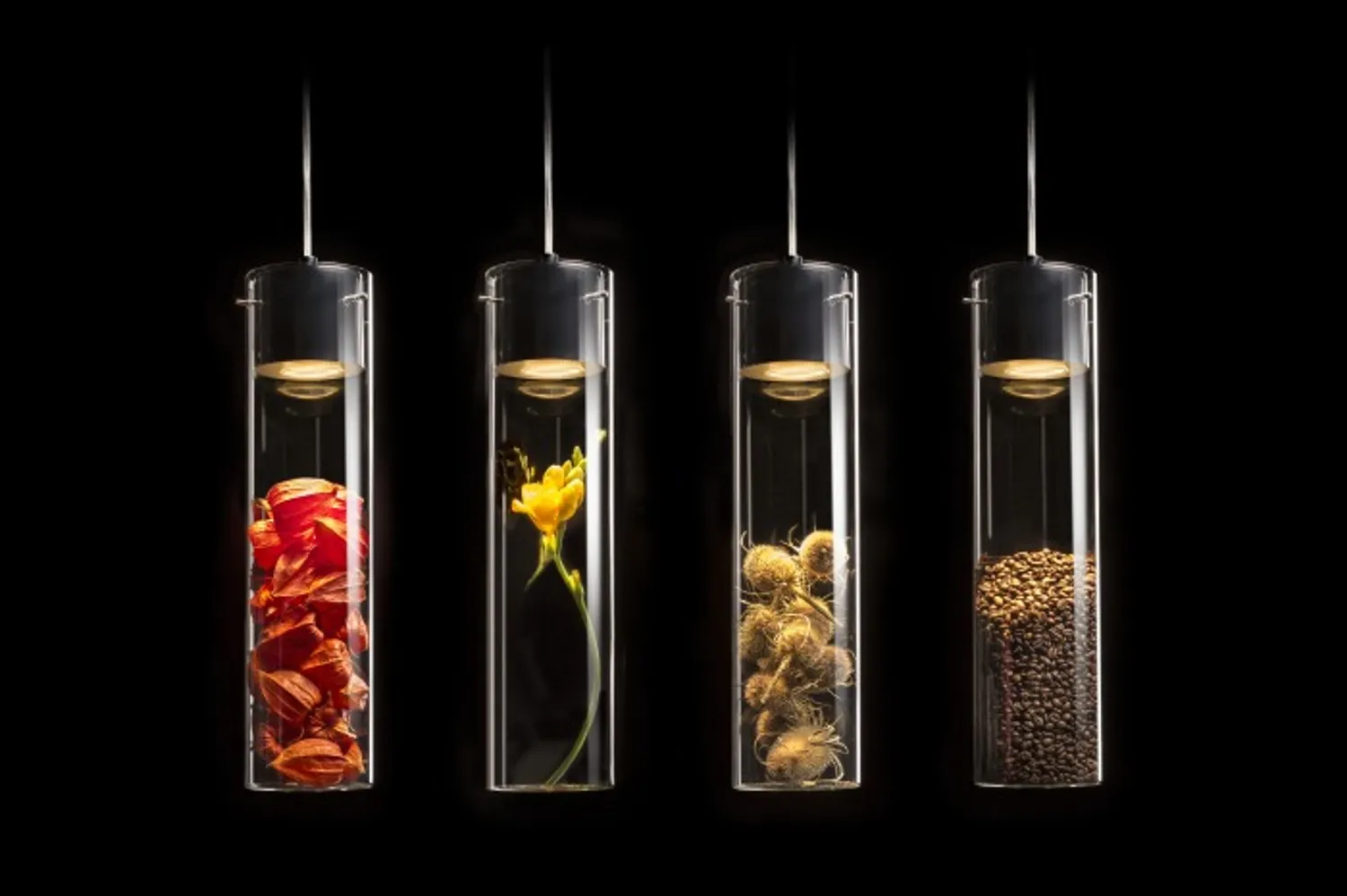 Rendl Garnish pendul sticlă crom transparent