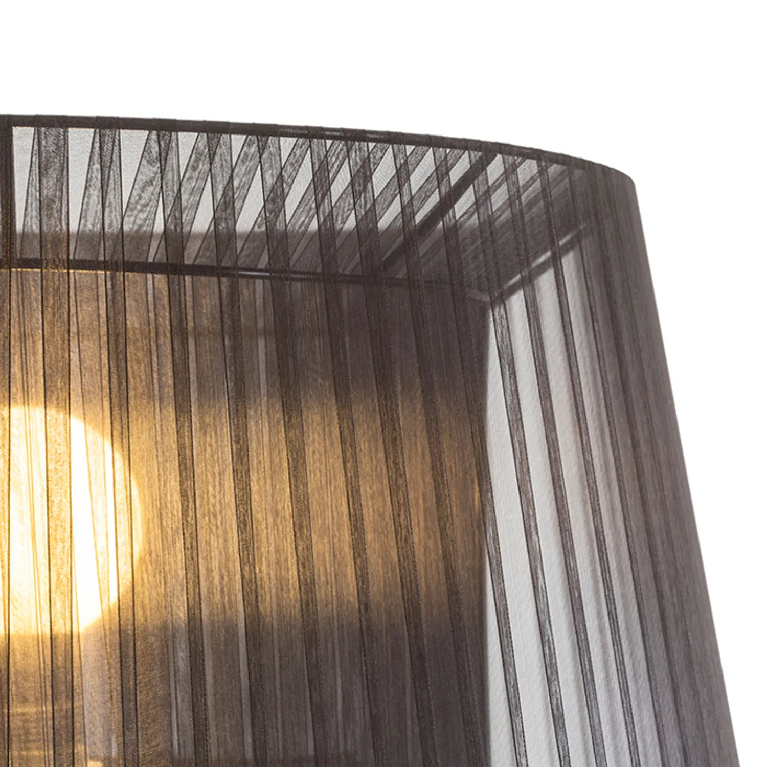 Rendl Boulogne lampa podea neagra trepied textil