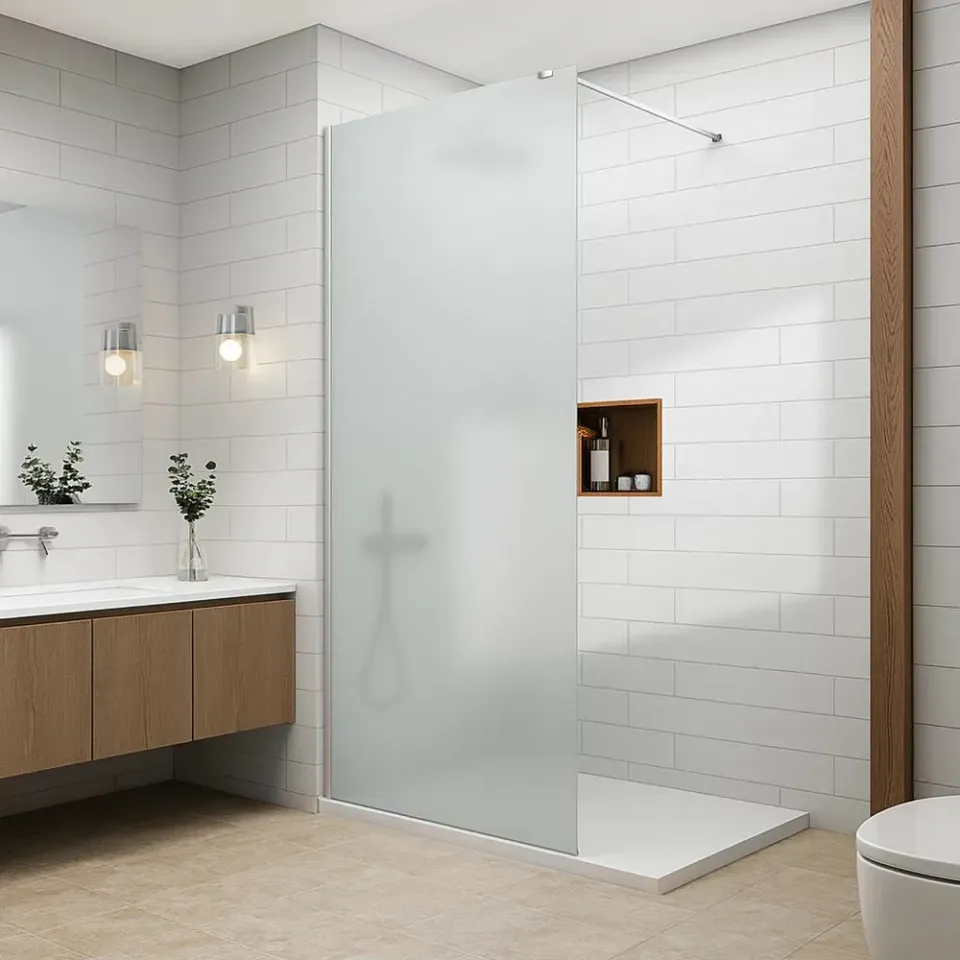 Alessandro Design paravan dus walk-in sticla satinata 120x195cm