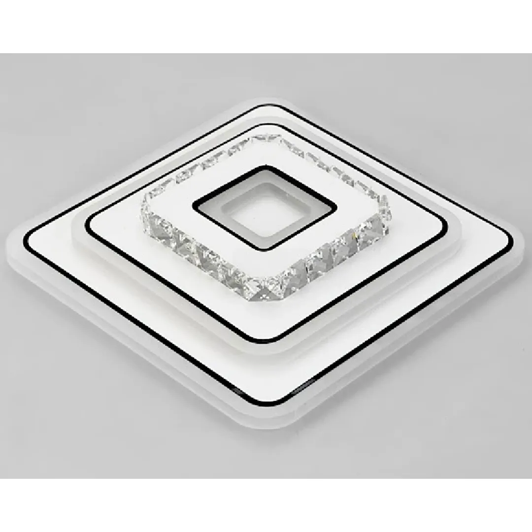 Alessandro Design Arabela lustra LED cristal alba 40W