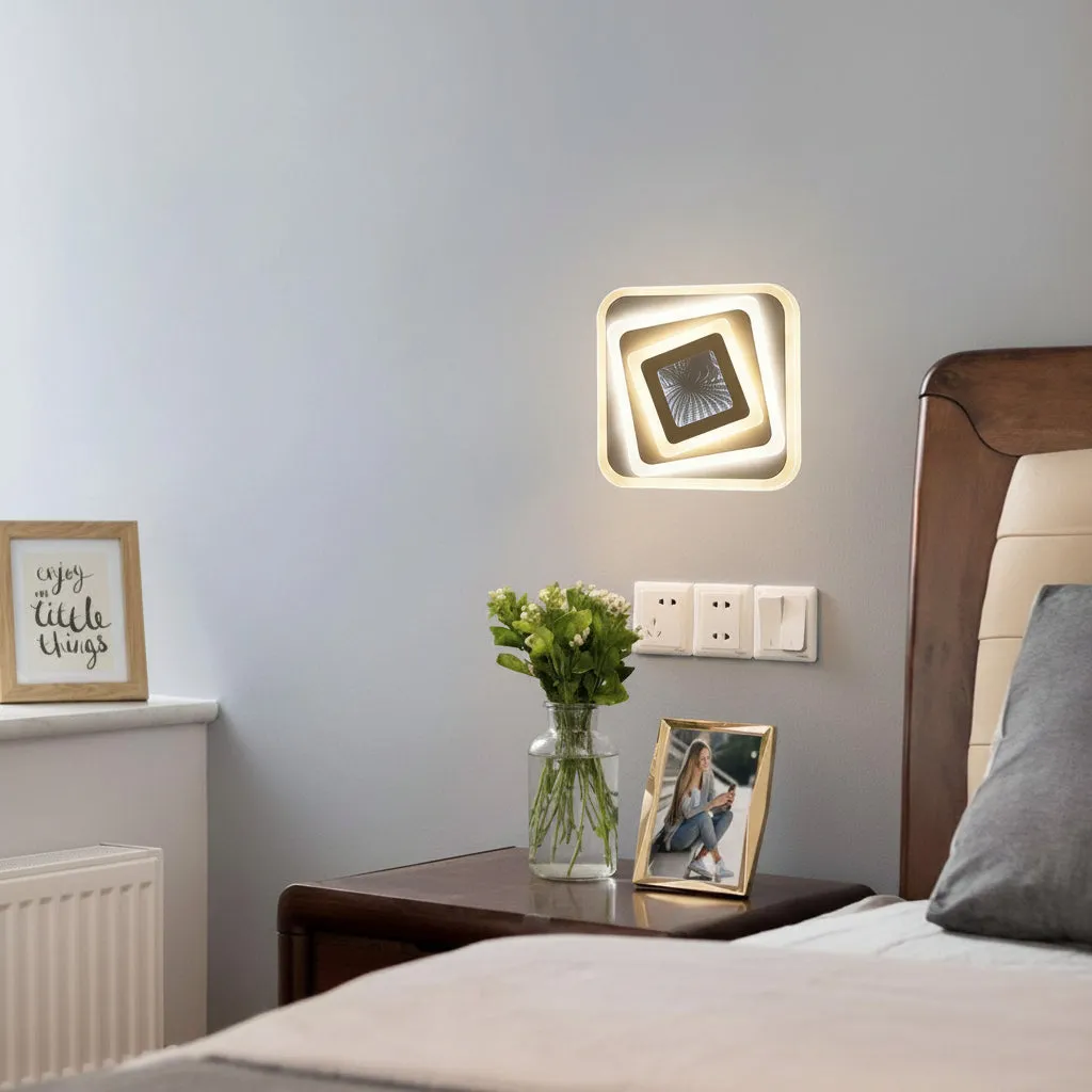 Alessandro Design NEXA lustra LED aplicata alba 46W 3 culori