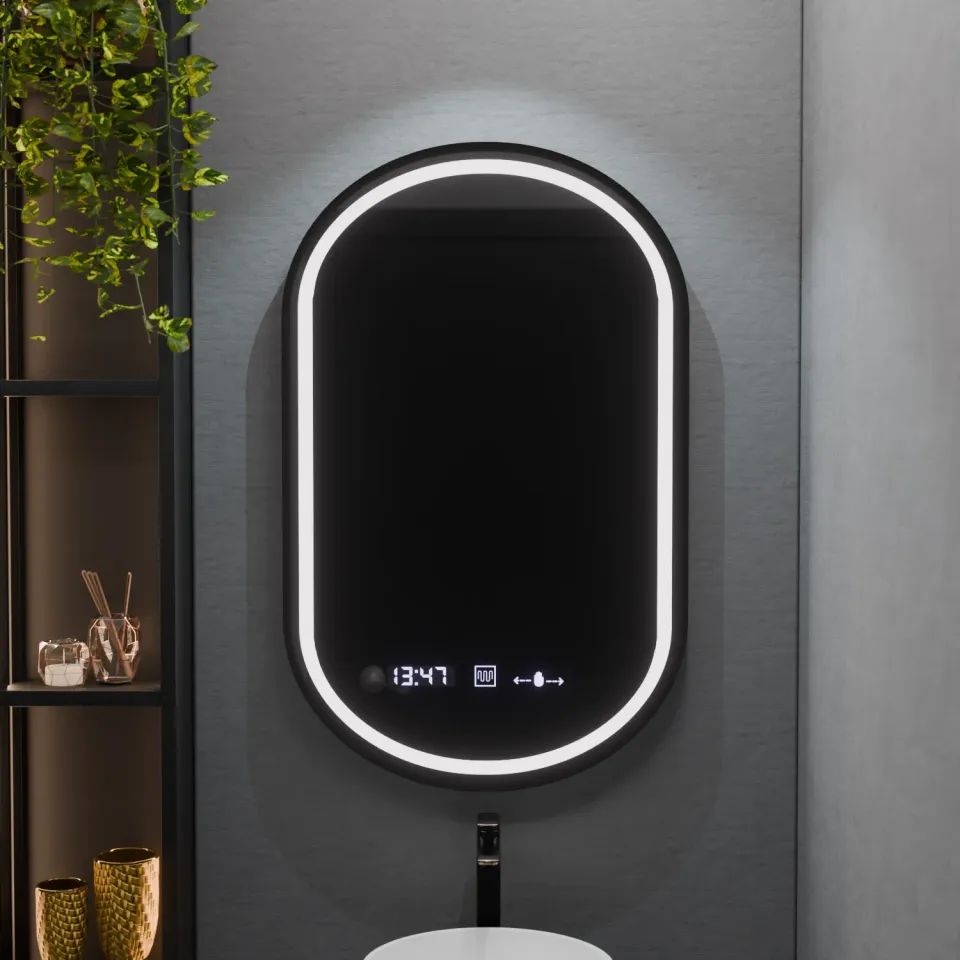 Alessandro Design Alessia oglindă LED ovală 50x90 dezaburire