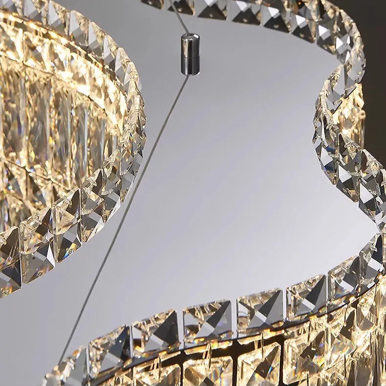 Alessandro Design WAVE Regalis candelabru LED cristal 52W dimabil