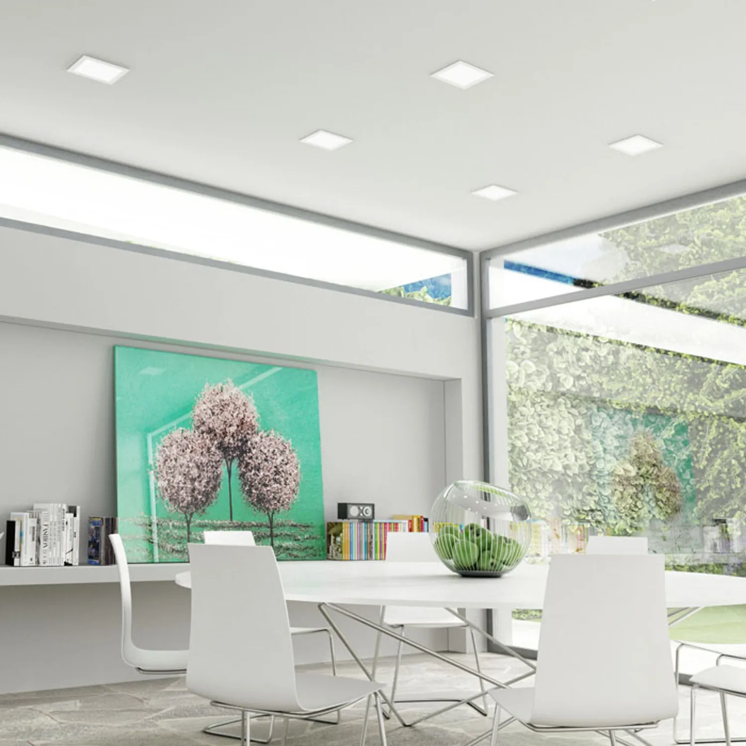 Rendl Light Studio Plateia spot incastrat LED alb patrat