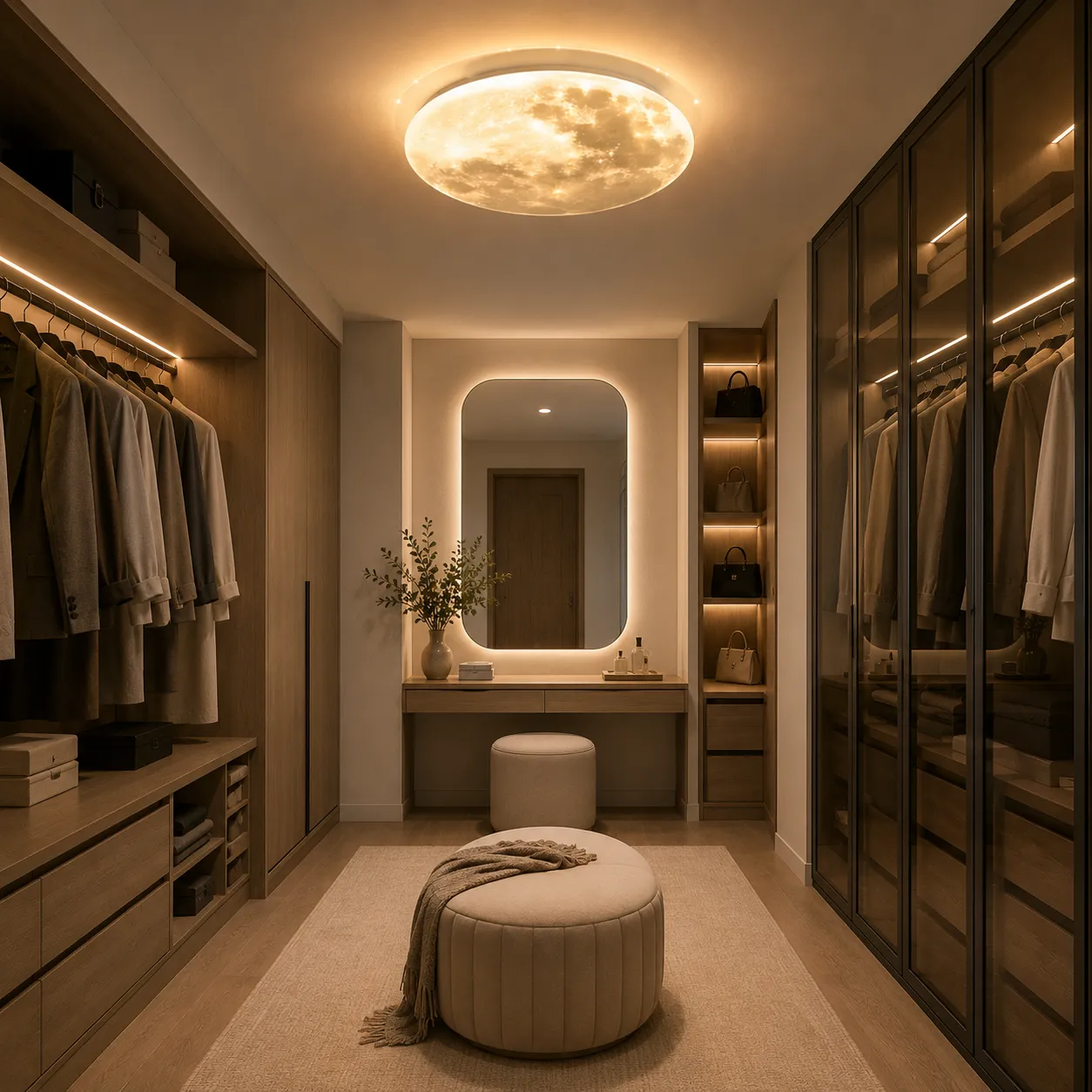 Alessandro Design Marte 41W lustra LED 30cm gri 3 culori