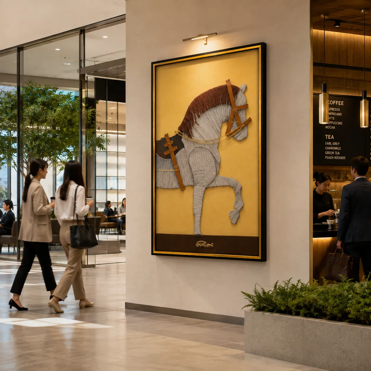 Alessandro Design Noble Horse tablou decorativ 80x160cm