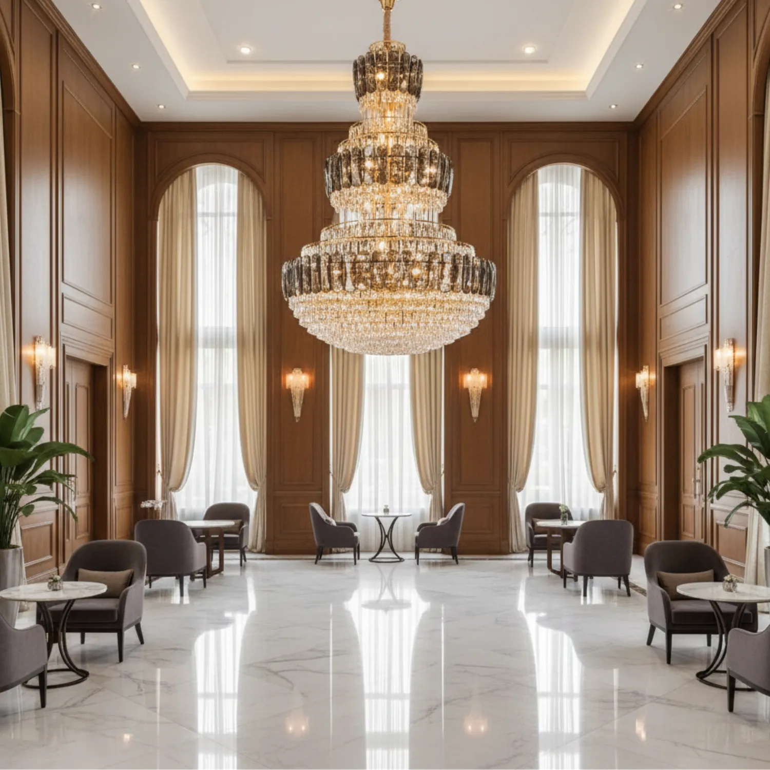 Alessandro Design Velior Supremo candelabru cristal auriu D100 40xE14