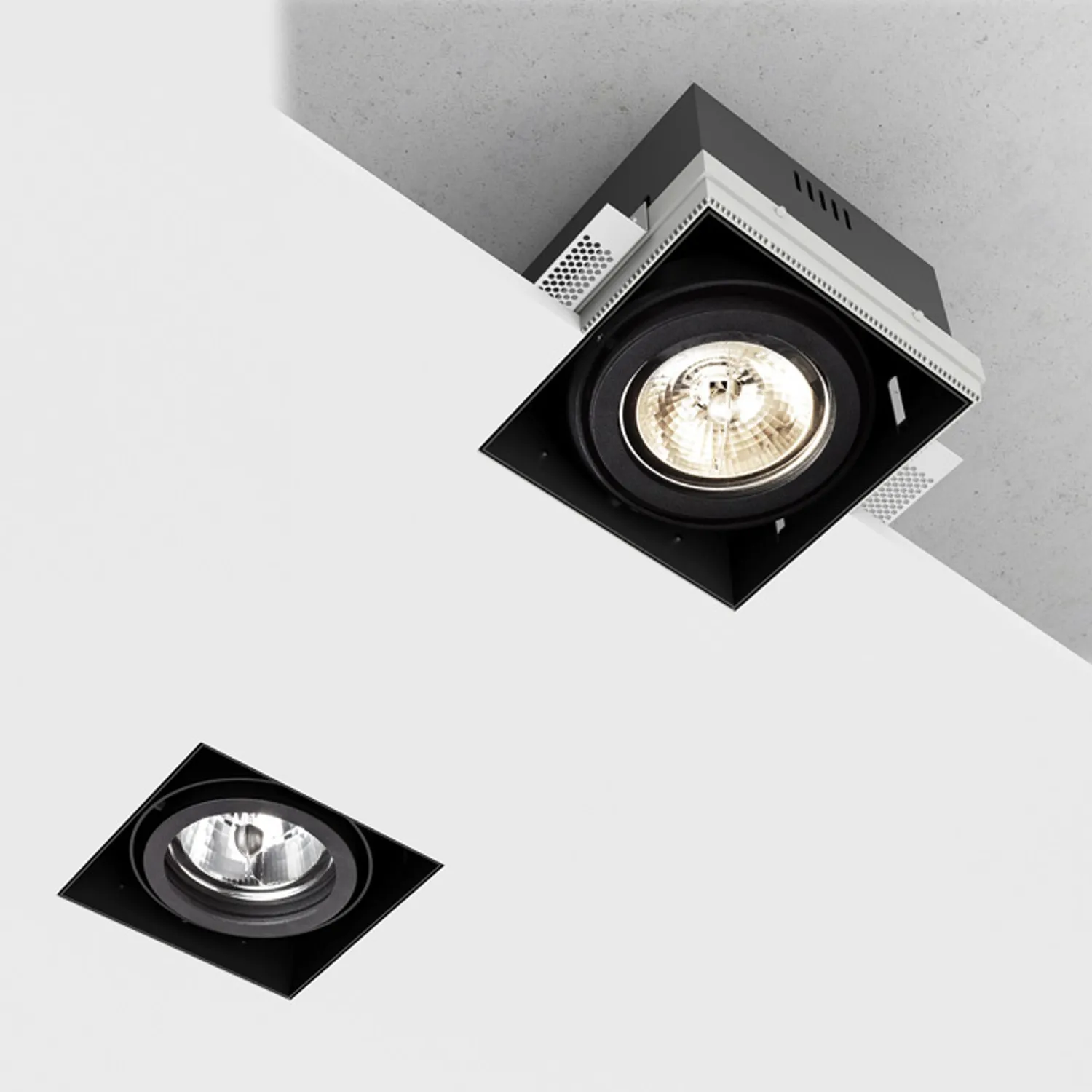 Rendl Light Studio Electra I G53 spot incastrat negru