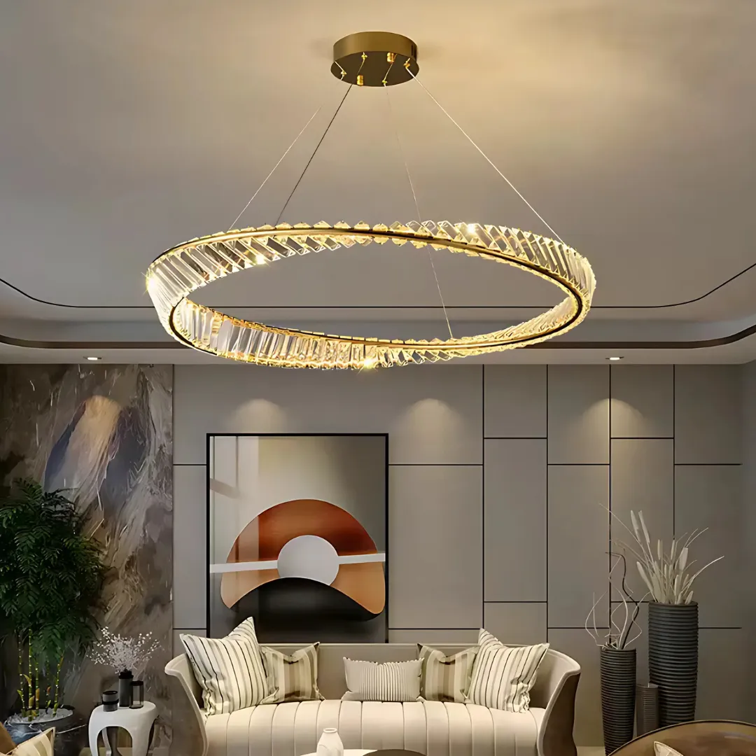 Alessandro Design Luigi lustra LED 57W aurie cristal