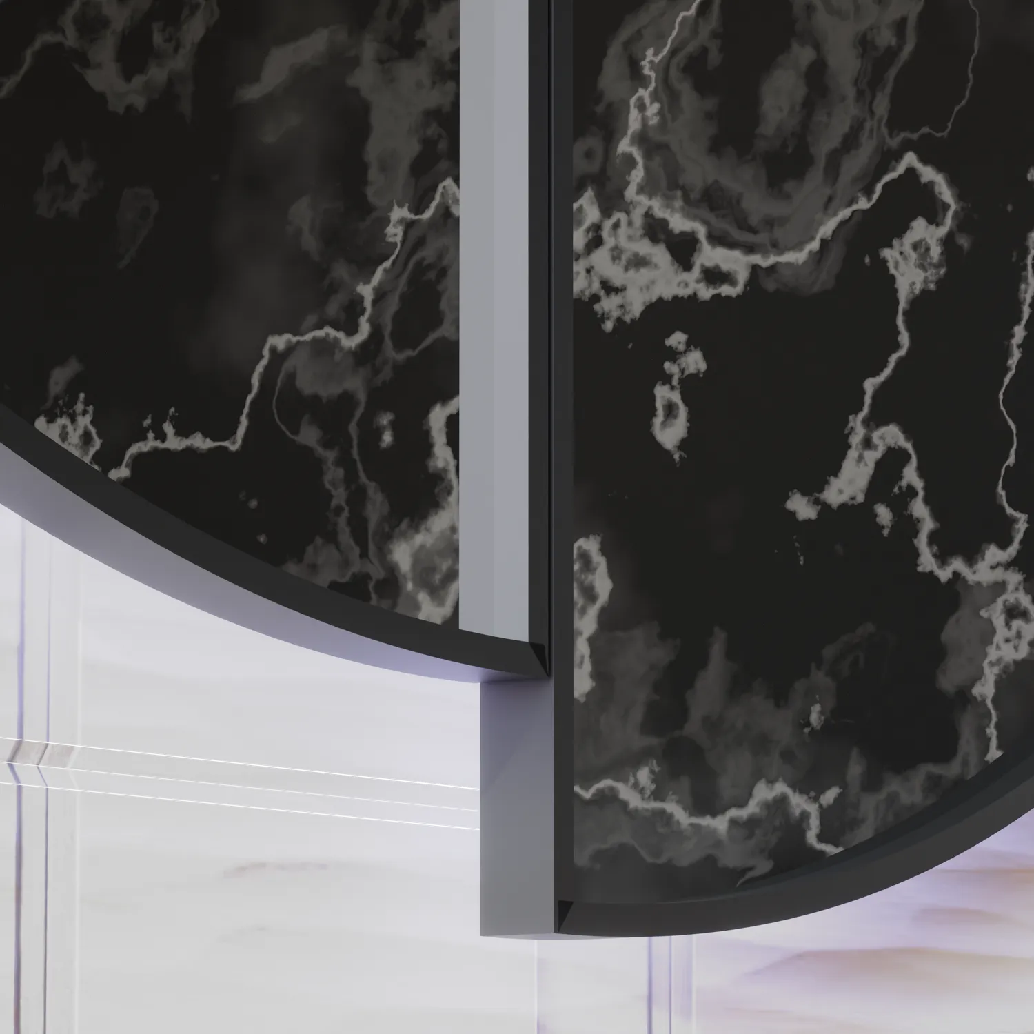 Alessandro Design Mariah oglinda LED 60x60cm touch dezaburire
