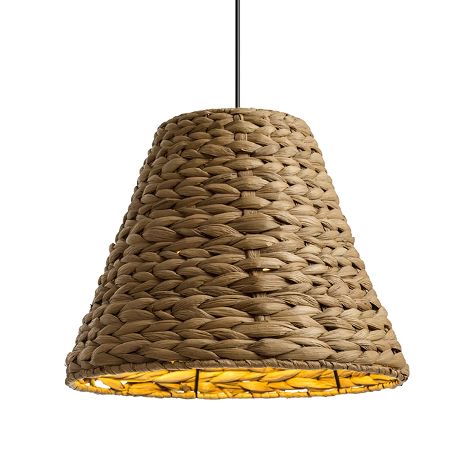 rendl light studio Jamaica 34 abajur conic împletit natural
