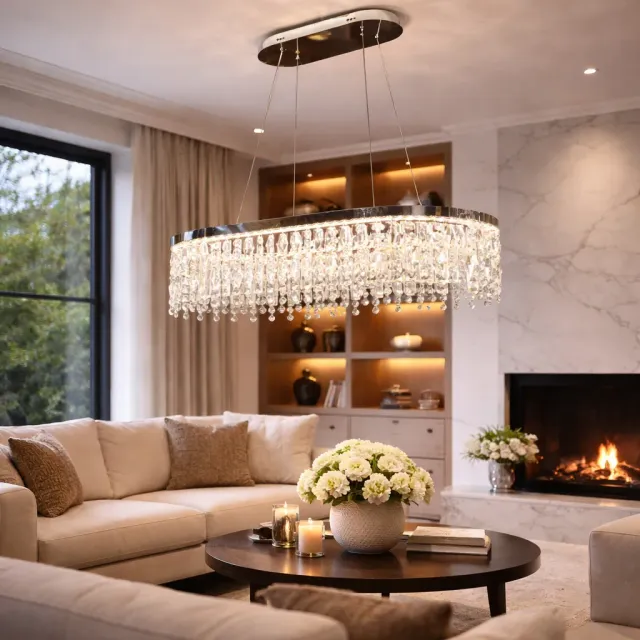 Alessandro Design Royale Imperio candelabru LED 65W argintiu