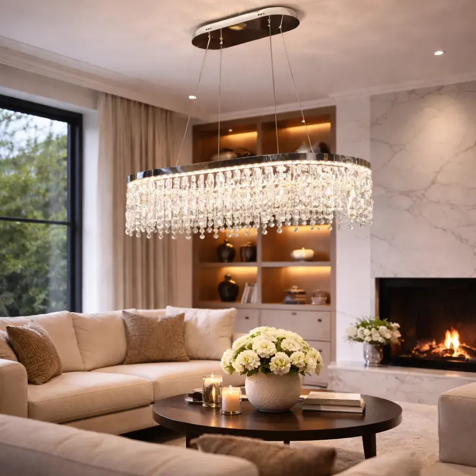 Alessandro Design Royale Imperio candelabru LED 65W argintiu