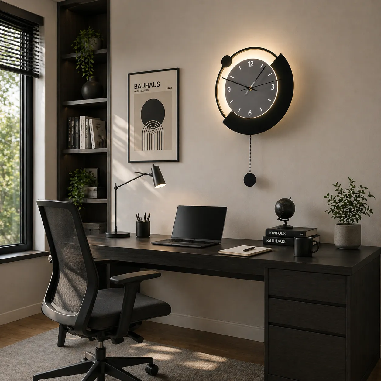 Alessandro Design ARC aplica LED 30cm neagra