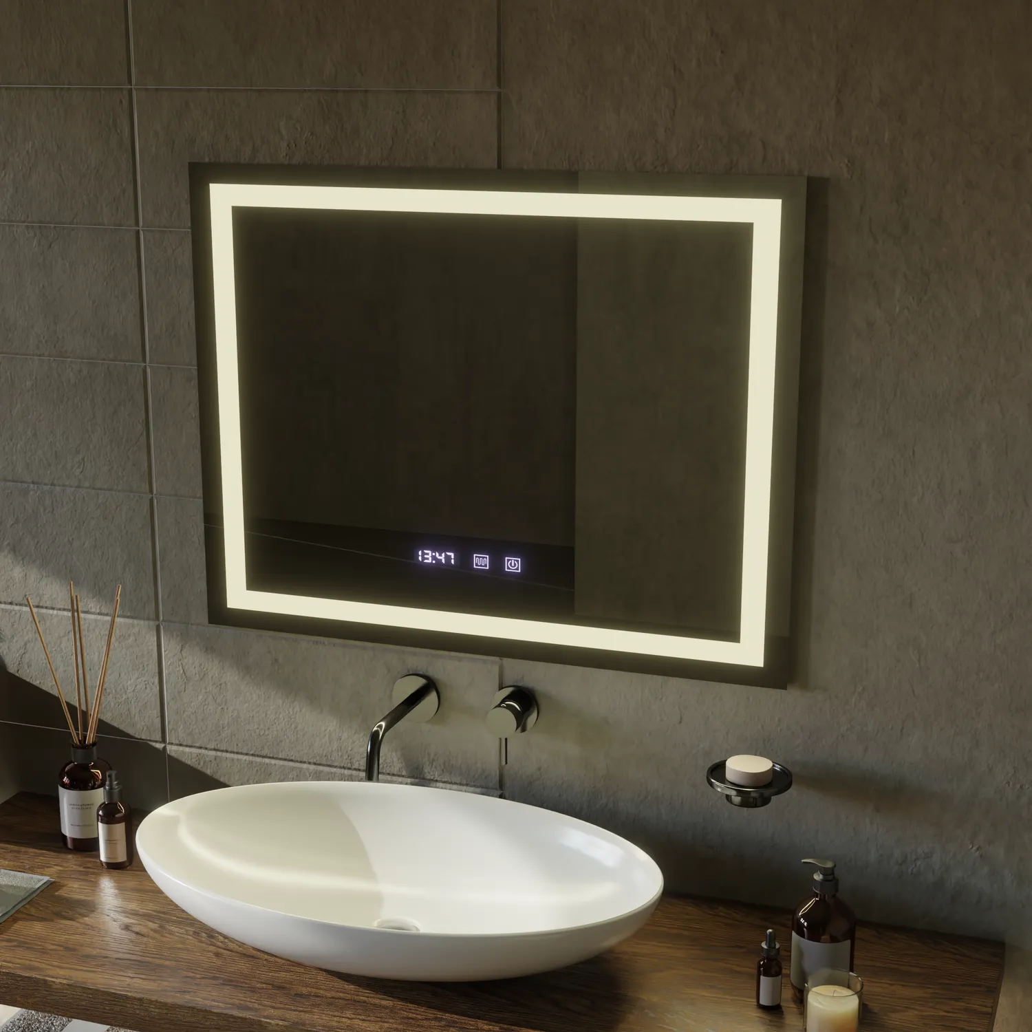 Alessandro Design Modena 80x60 oglinda LED baie