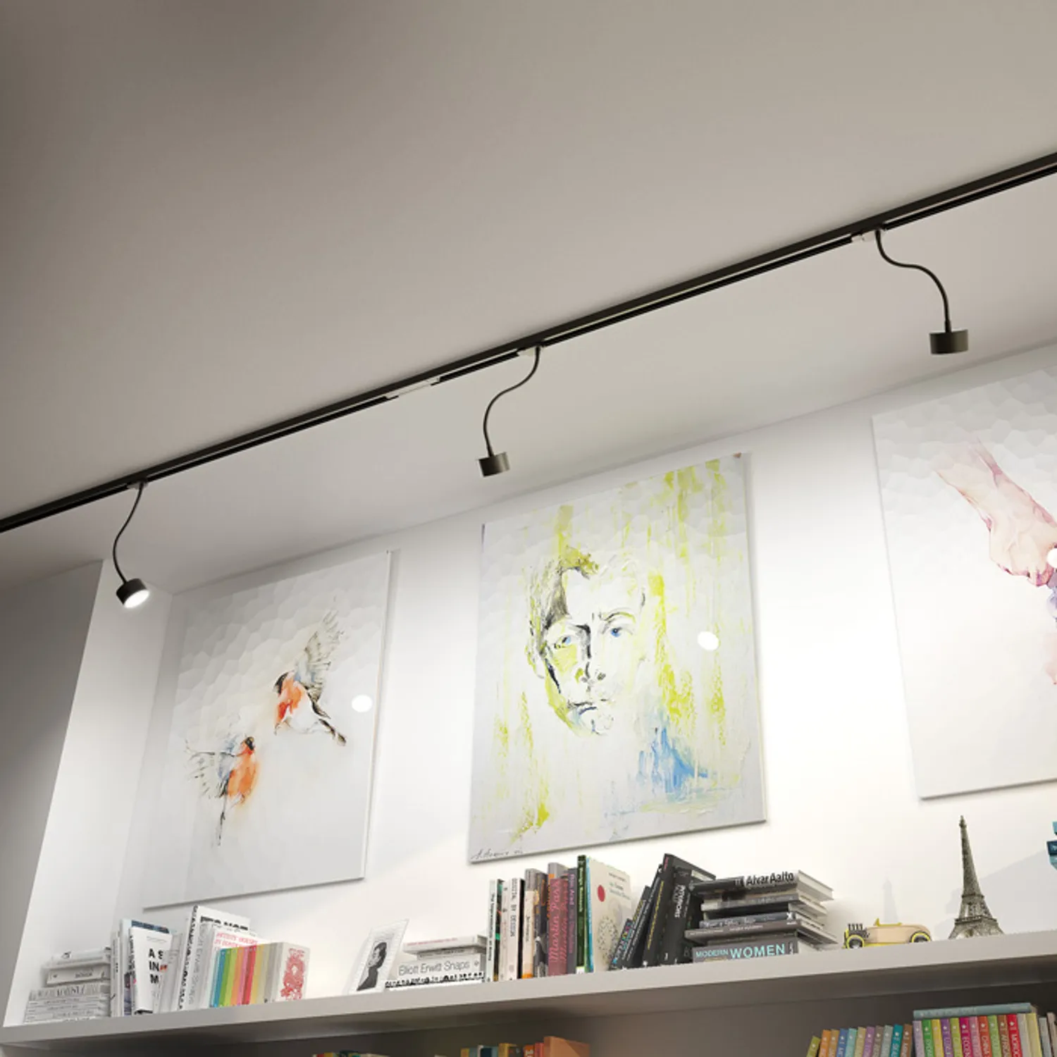Rendl Light Studio Pixie spot sina negru GX53 flexibil