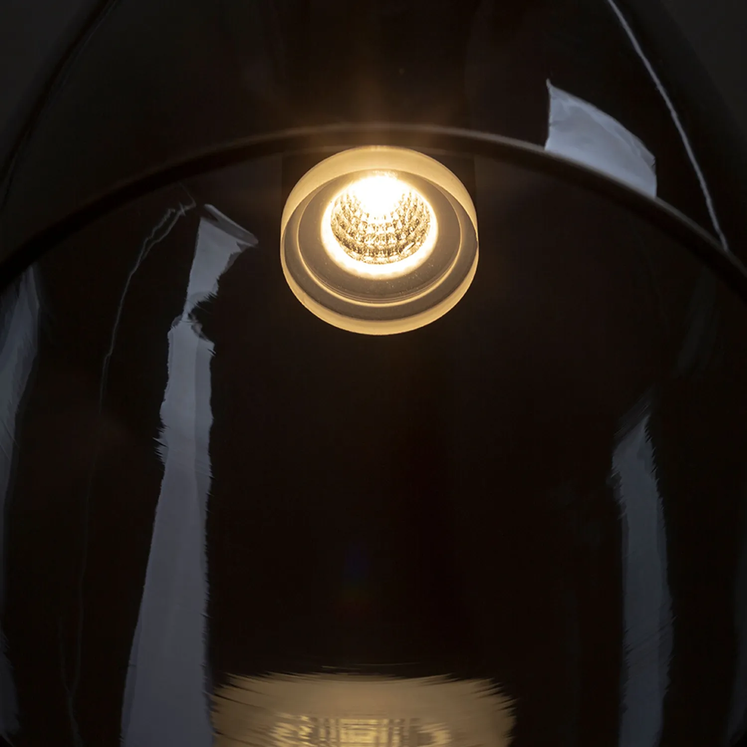 Rendl Light Studio Bellini LED pendul sticlă negru fumuriu