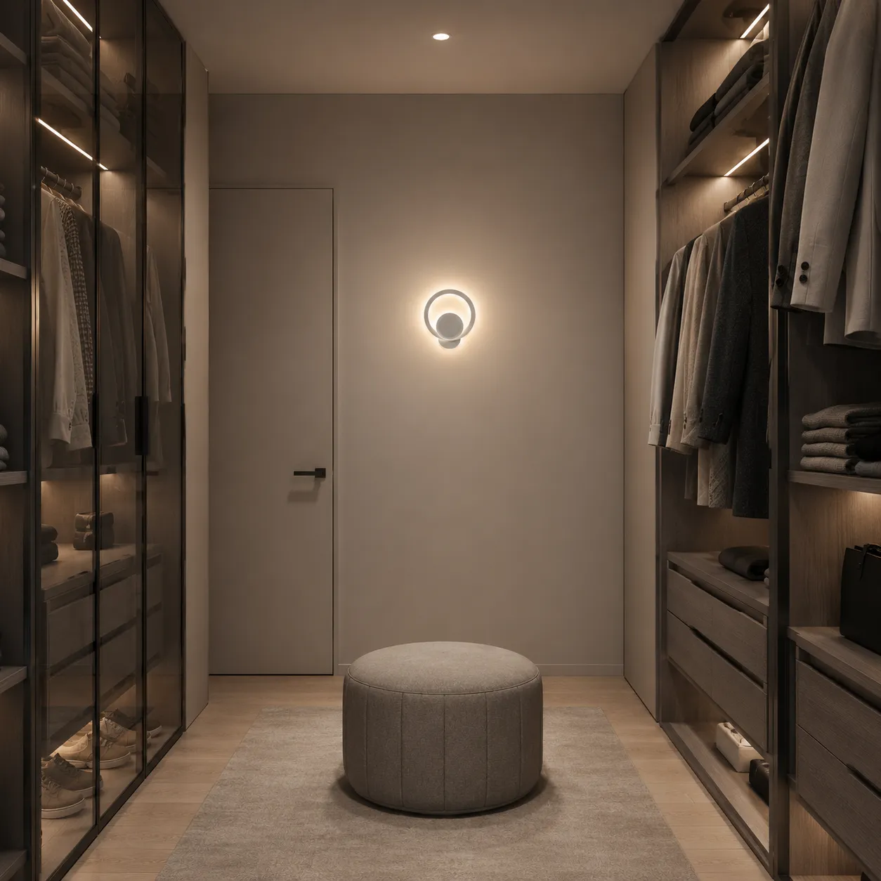 Alessandro Design Urbanist 19W aplica LED rotunda alba