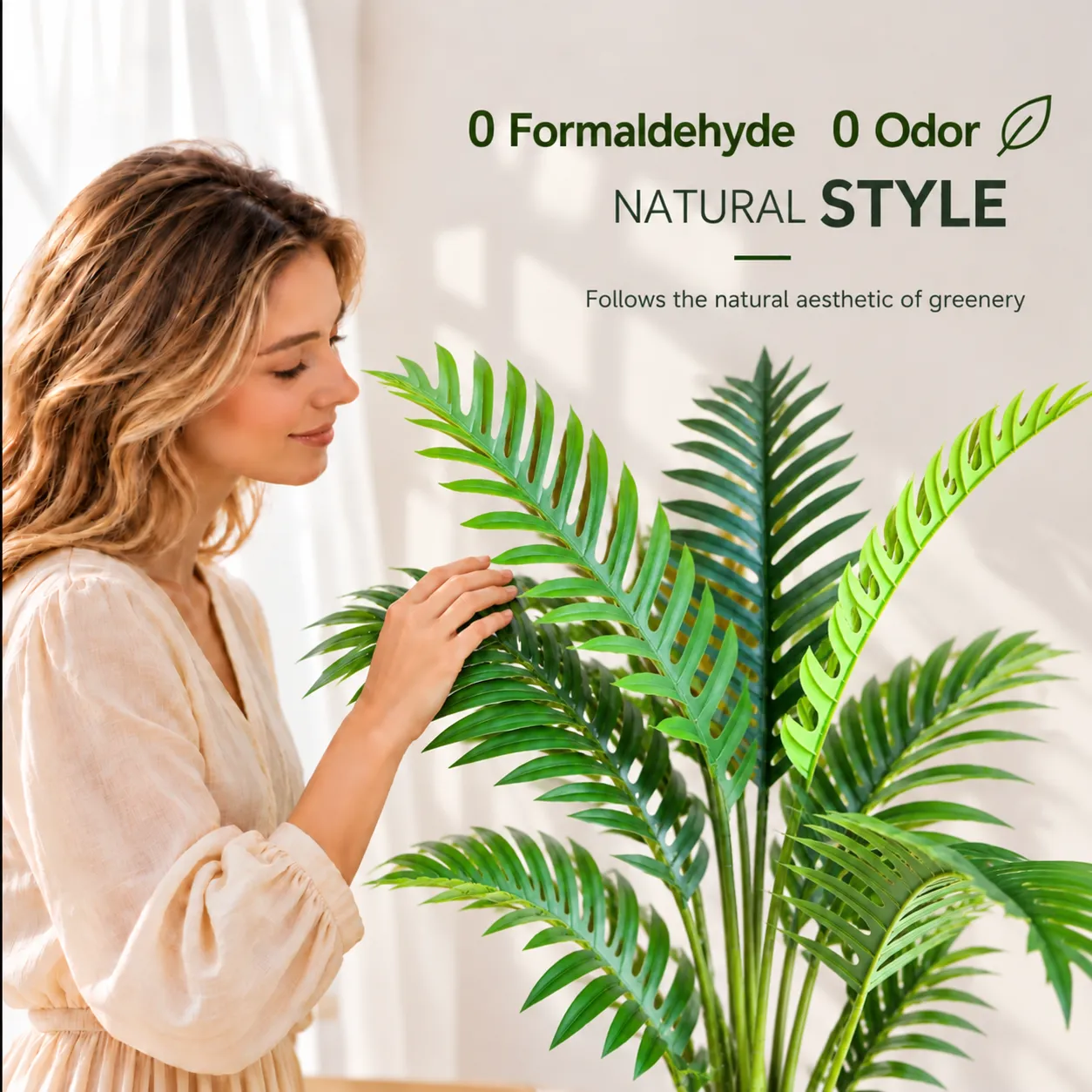 Alessandro Design palmier artificial Royal 220 cm verde cu ghiveci
