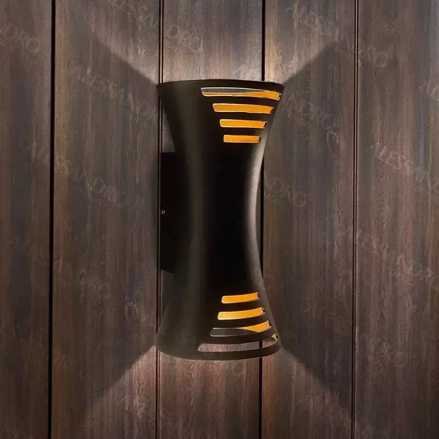 Alessandro Design Brycen aplică exterior 10W negru-auriu