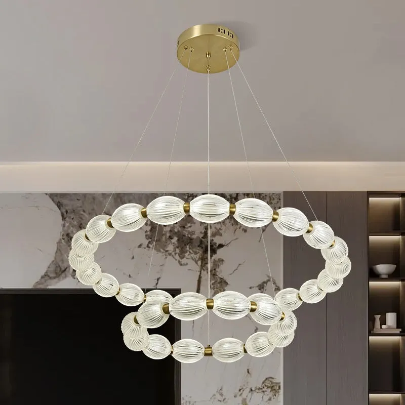 Alessandro Design FAUSTO 83W lustră suspendată aurie
