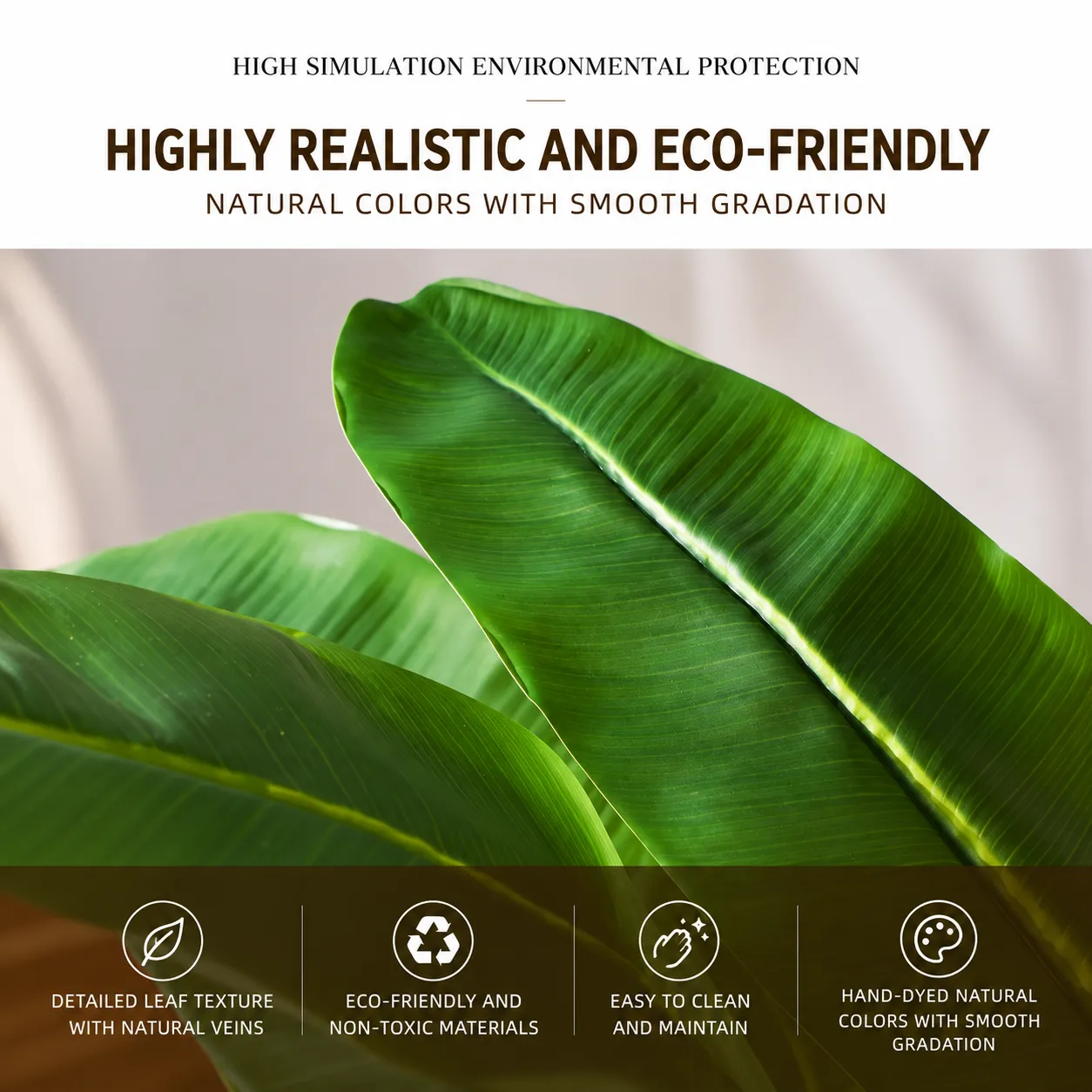 Alessandro Design planta artificiala bananier 140cm cu ghiveci