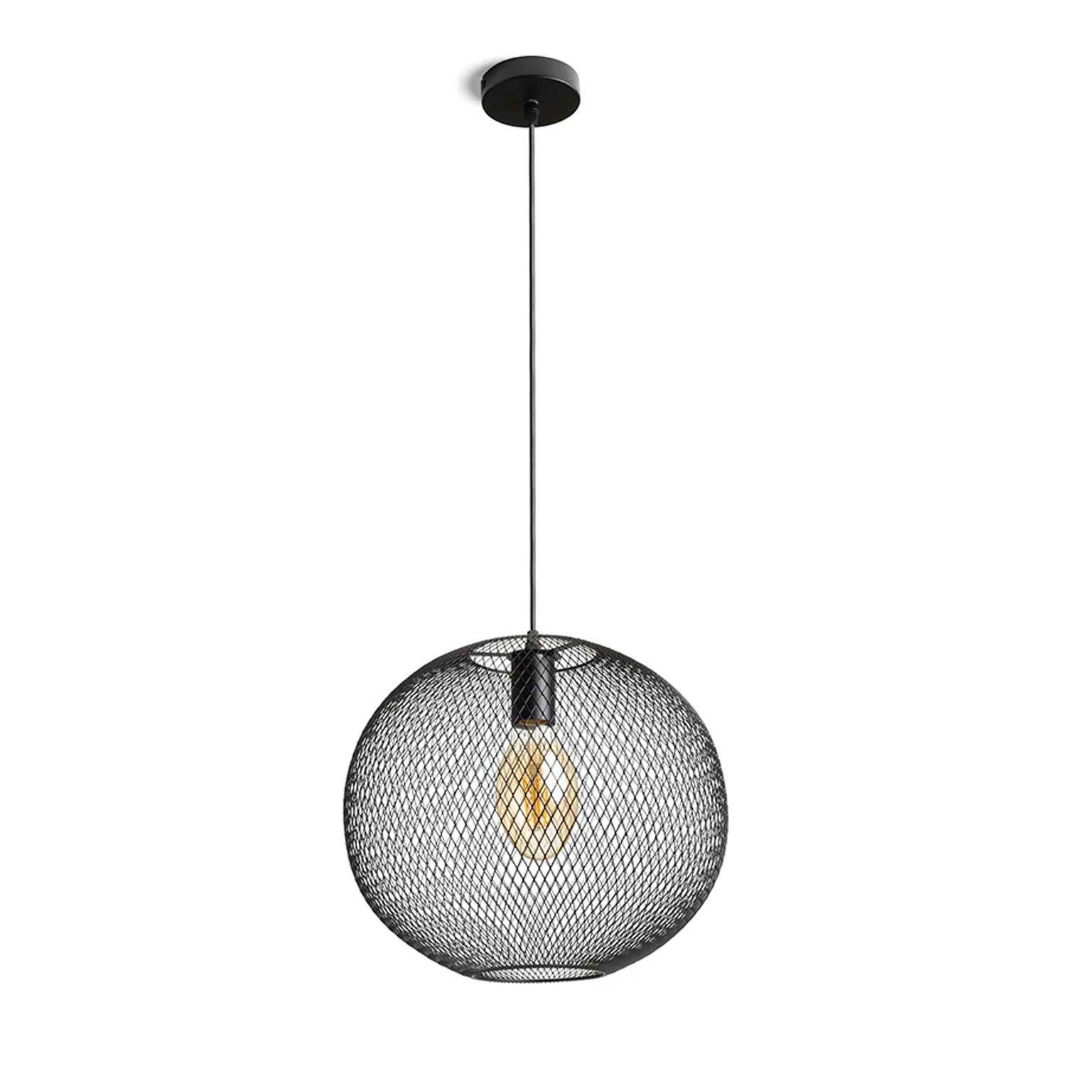 Rendl Cosir 34 pendul decorativ negru plasă E27