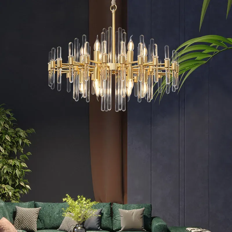 Alessandro Design CC850/620GD candelabru cristal auriu 10xE14