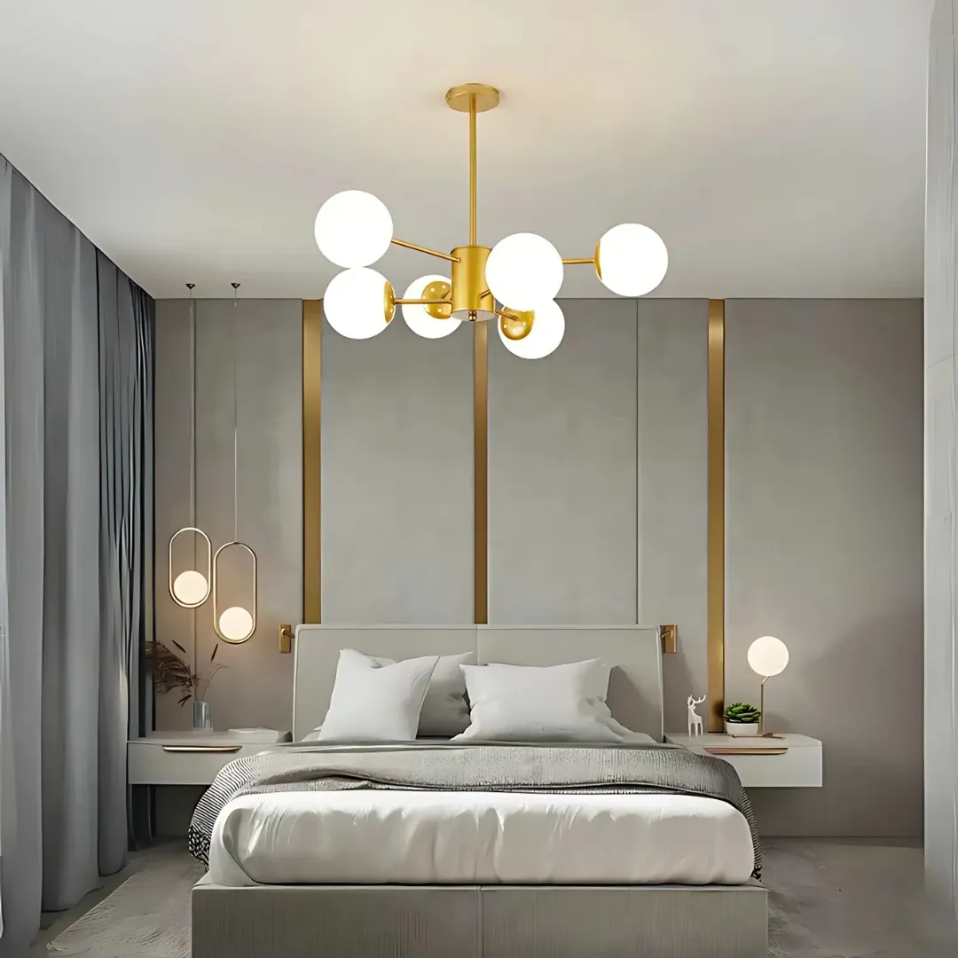 Alessandro Design Loft lustra suspendata 6xE27 aurie