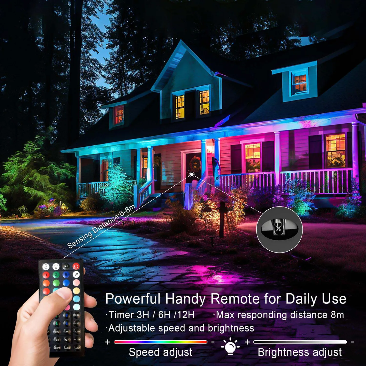 Ustellar 25W proiector LED RGBW colorat 1 buc scena